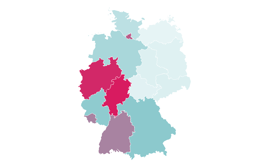Affinity by region — Dsquared, Germany