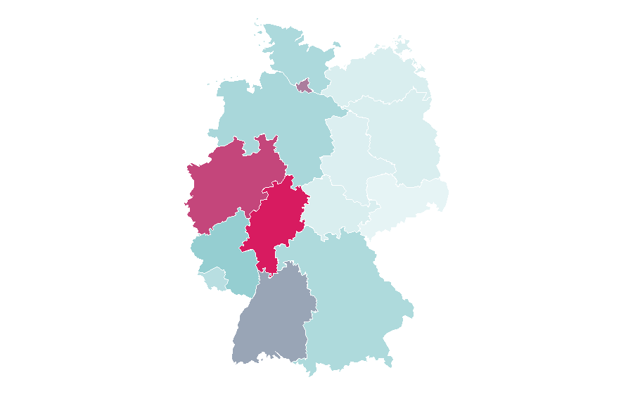 Affinity by region — Dua, Germany