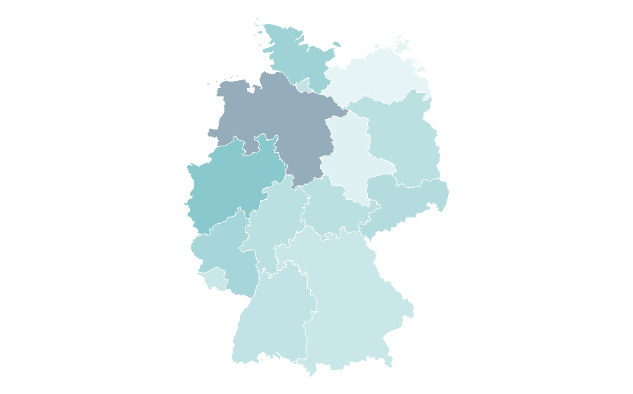 Affinity by region — Dungeons & Dragons, Germany