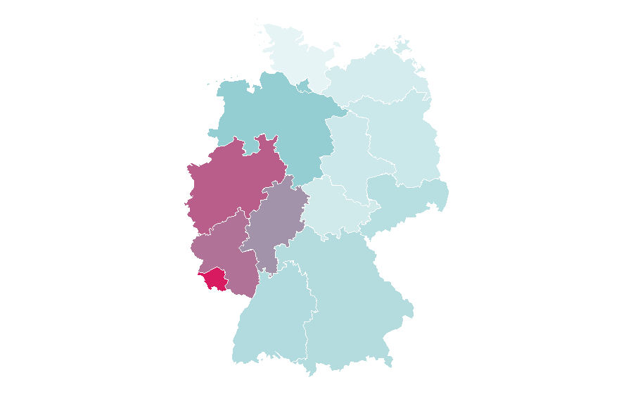 Affinity by region — Dunkirk, Germany