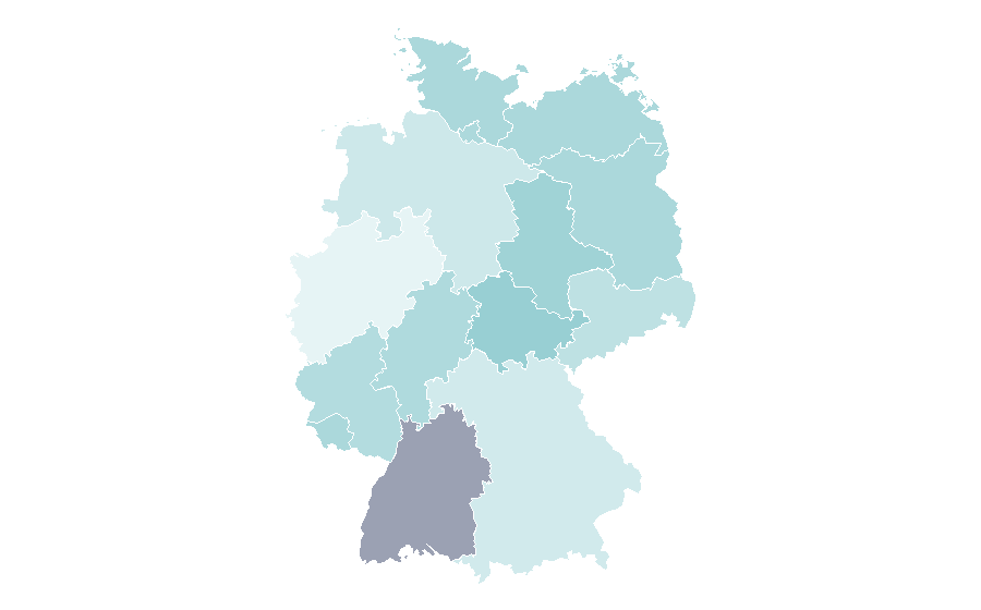 Affinity by region — Durban University of Technology, Germany