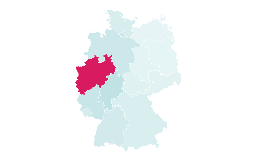 التقارب حسب المنطقة — Düsseldorf, ألمانيا