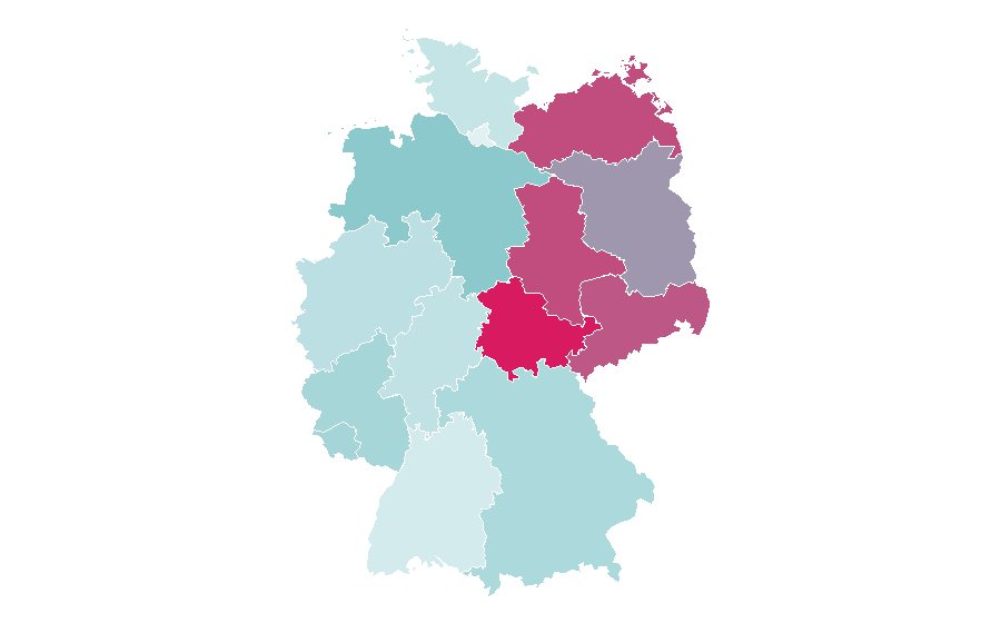 Affinity by region — Dutch oven, Germany