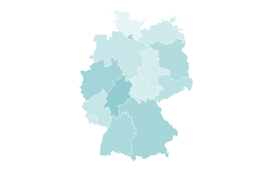 Affinity by region — DW (Deutsch), Germany