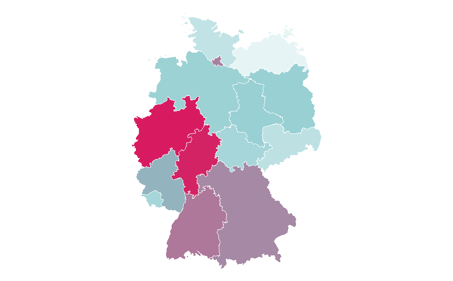 Affinité par région — Dyson, Allemagne