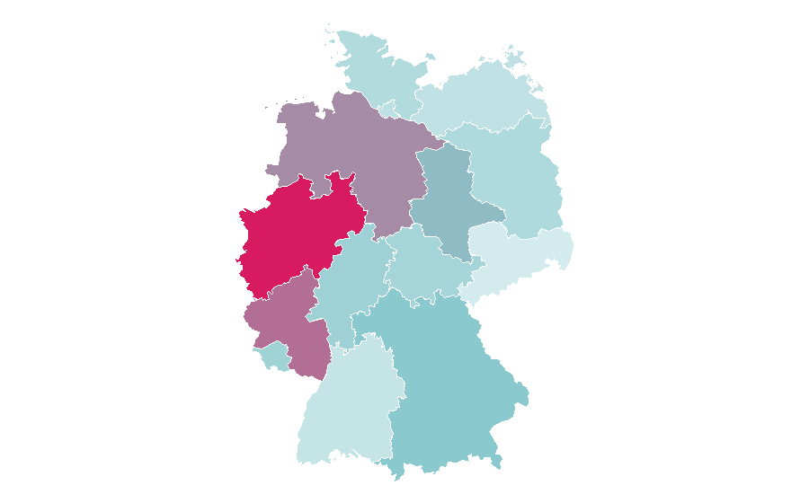 Affinity by region — E wie einfach, Germany