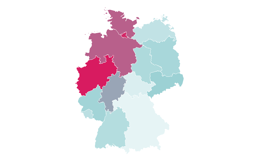 Affinity by region — EA Sports FC, Germany