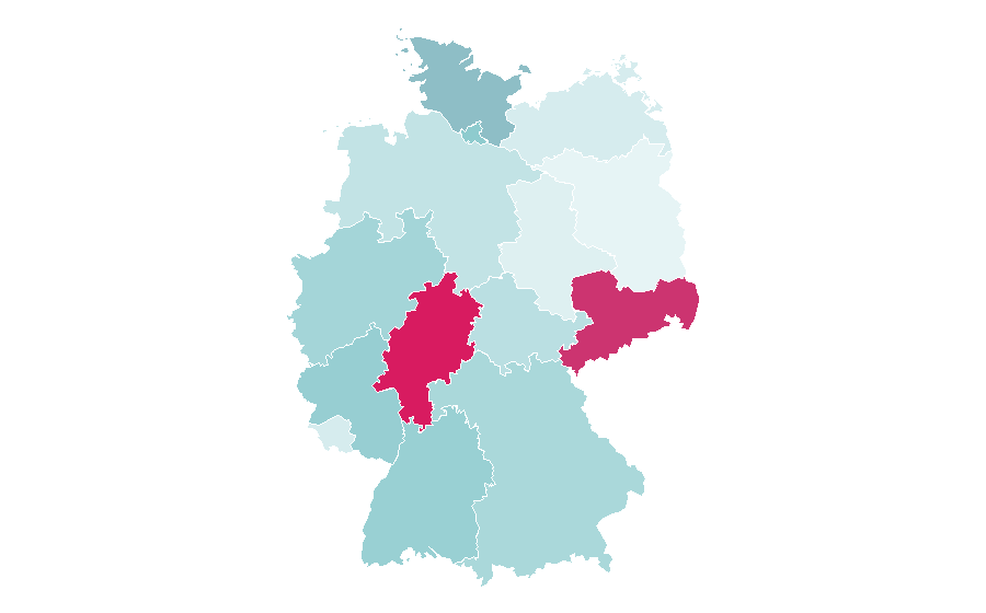 Affinity by region — Earth Day, Germany