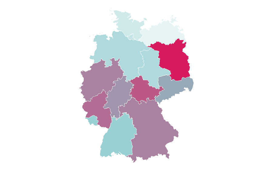 Affinity by region — Easter egg, Germany