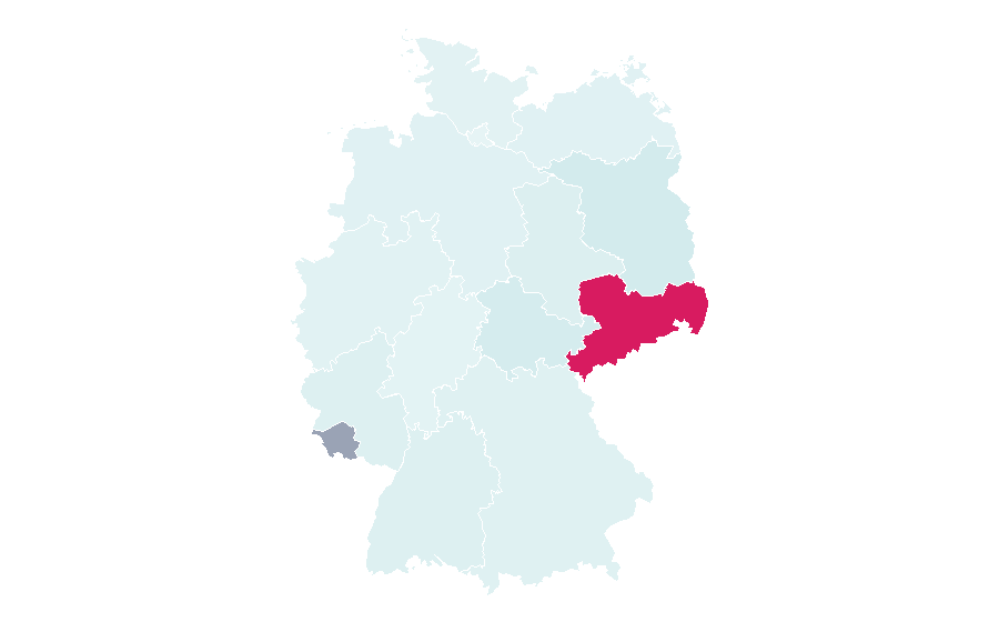 Affinity by region — Easter egg (media), Germany