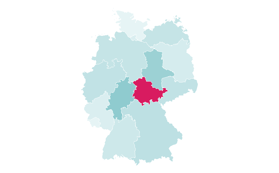 Afinidade por região — Eastern Europe, Alemanha