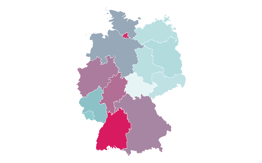 Affinity by region — Eastpak, Germany