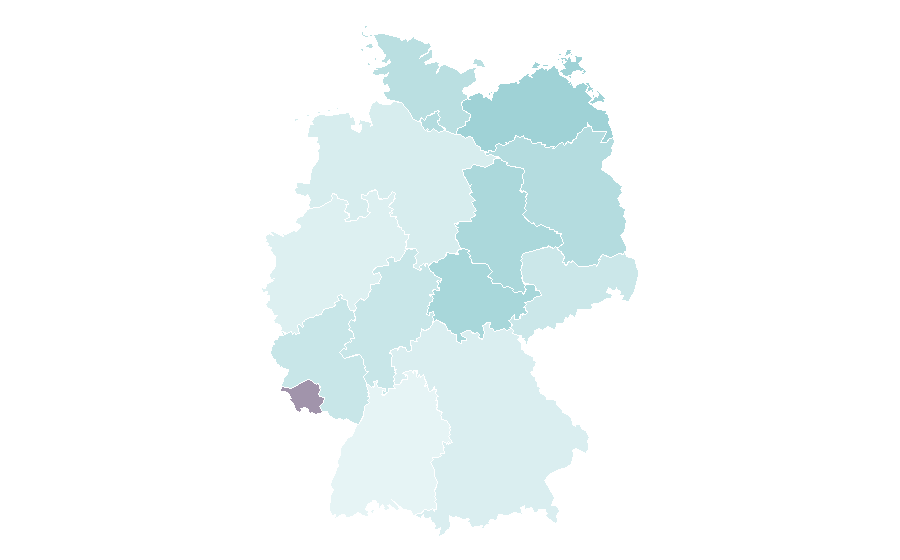 Affinity by region — Easy listening, Germany