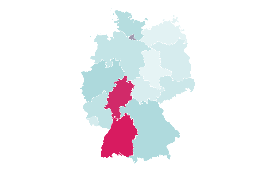 Affinity by region — Ebony (magazine), Germany