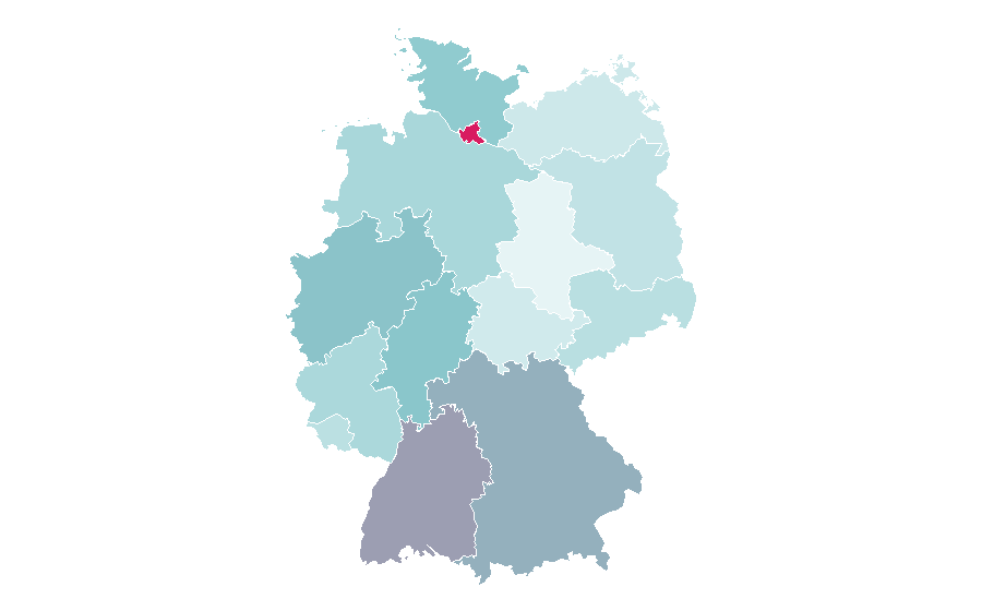Affinity by region — Eckart Tolle, Germany