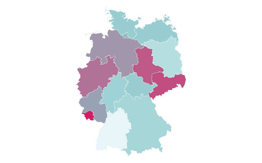 Afinidad por región — Ed Gein, Alemania