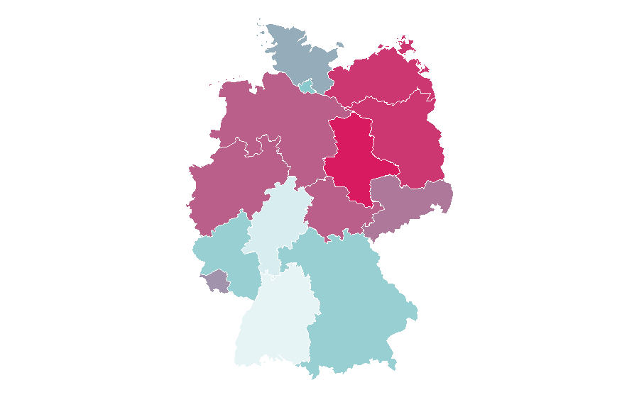 Affinity by region — Ed O'Neill, Germany