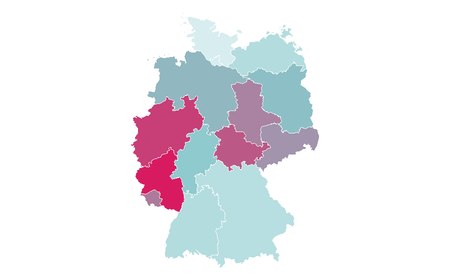 Affinity by region — Eddie Jordan, Germany
