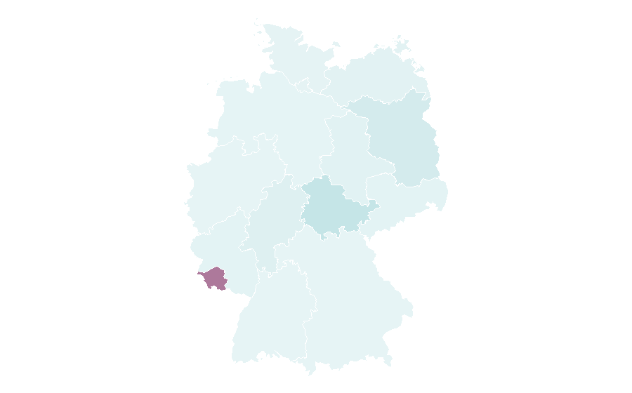 Affinity by region — EDEN, Germany