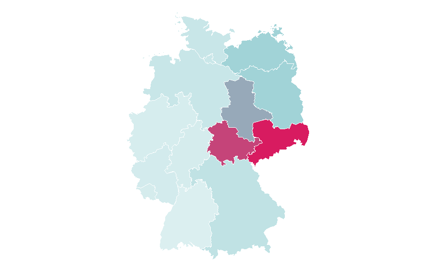 Affinität nach Region — Edenred, Deutschland