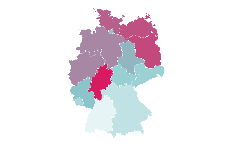 Affinity by region — Edin Hasanović, Germany