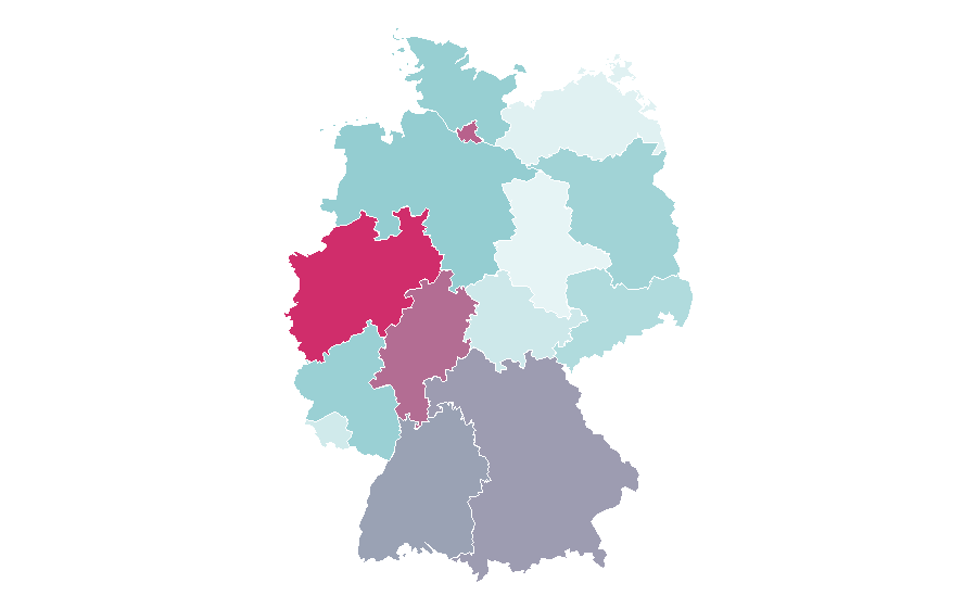 Affinity by region — Edinburgh, Germany