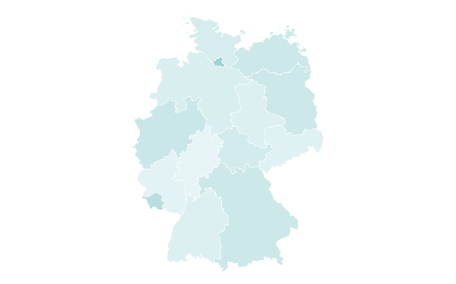 Affinity by region — Editor-in-chief, Germany