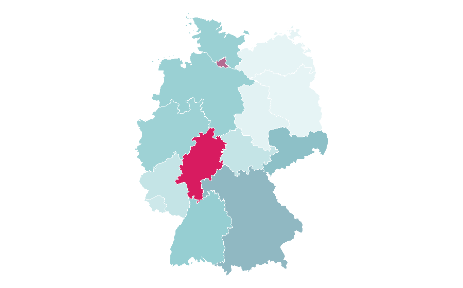 Affinity by region — EDM, Germany