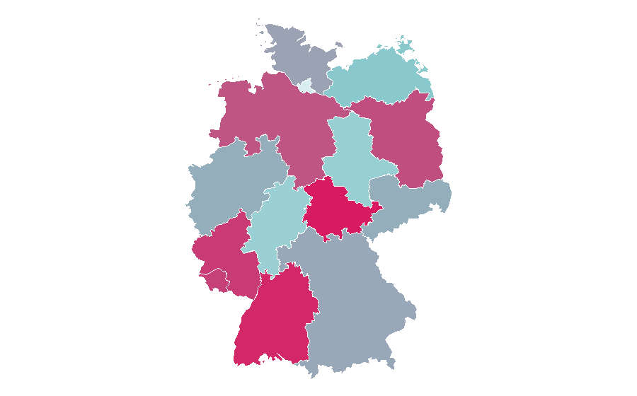 Affinité par région — Eduki, Allemagne