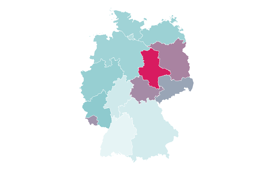 Affinity by region — Edward Furlong, Germany