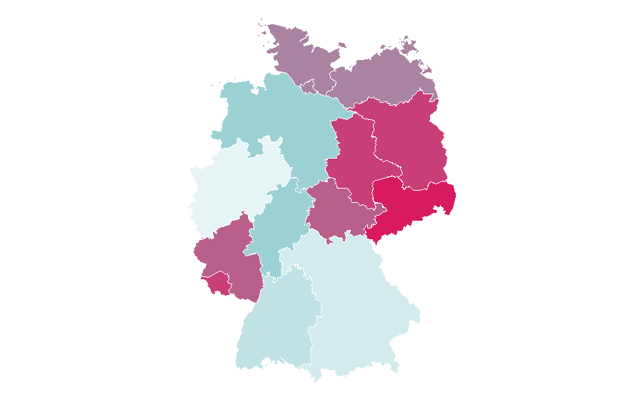 Affinity by region — Egg (food), Germany