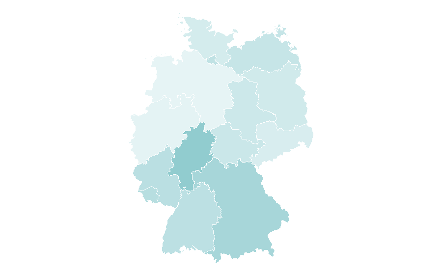 Affinity by region — Egg salad, Germany