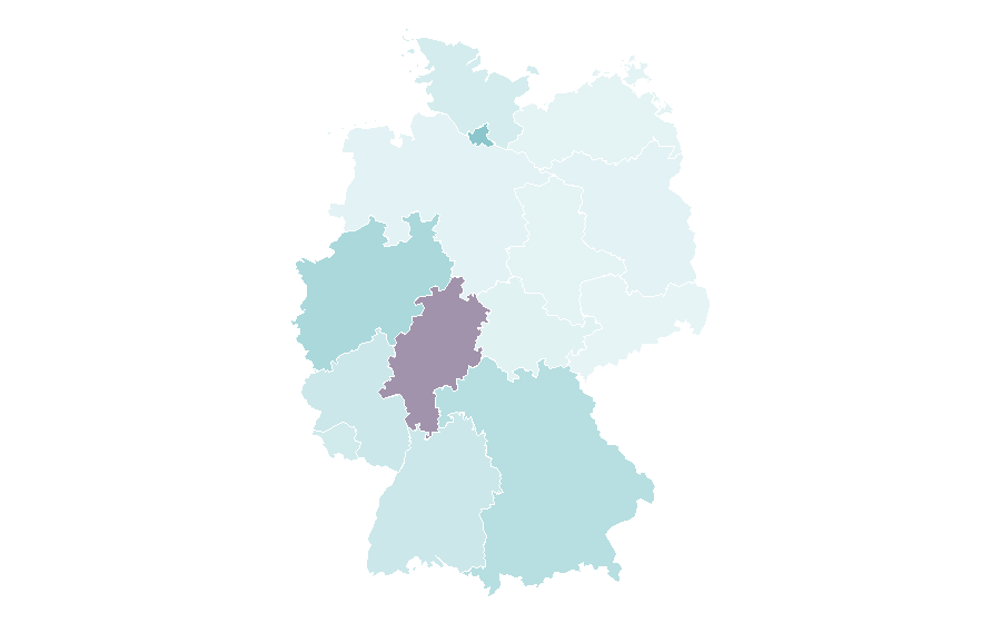 Affinity by region — Egypt national football team, Germany