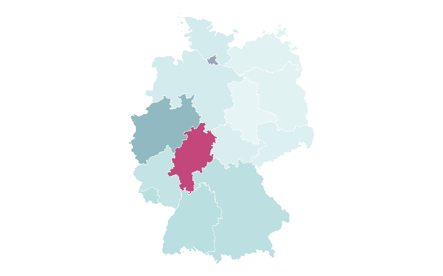 Affinity by region — Eid al-Fitr, Germany
