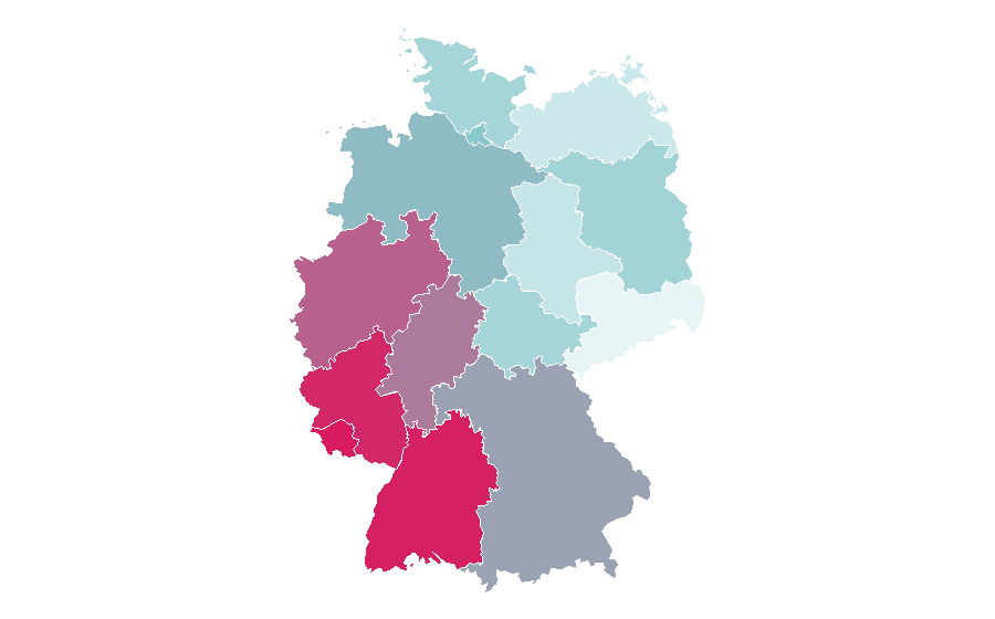Affinity by region — Eiffel Tower, Germany