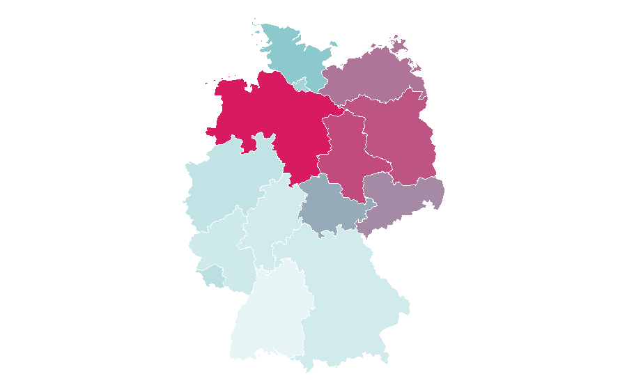 Affinità per regione — Eisregen, Germania