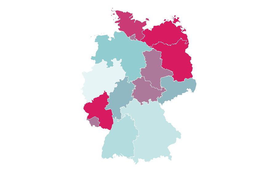 Affinity by region — El Dorado, Arkansas, Germany