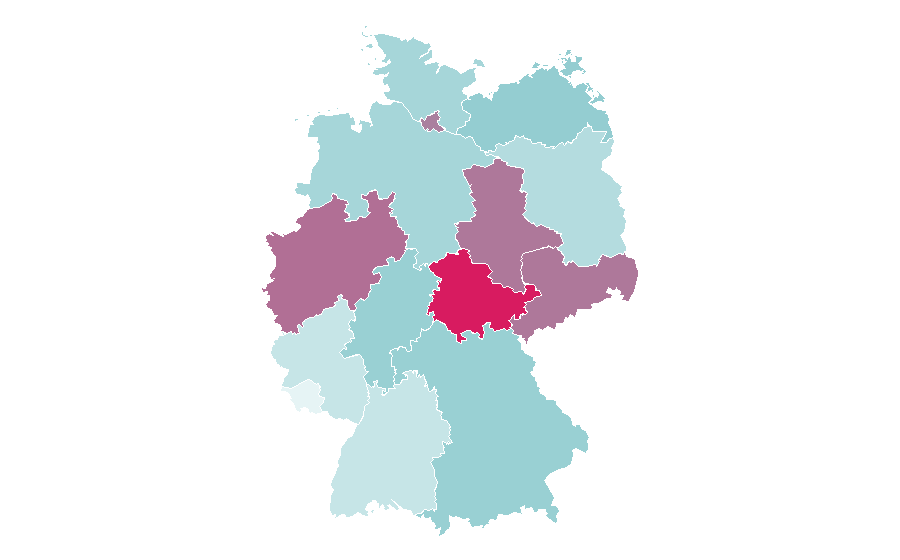 Affinity by region — El Gouna, Germany