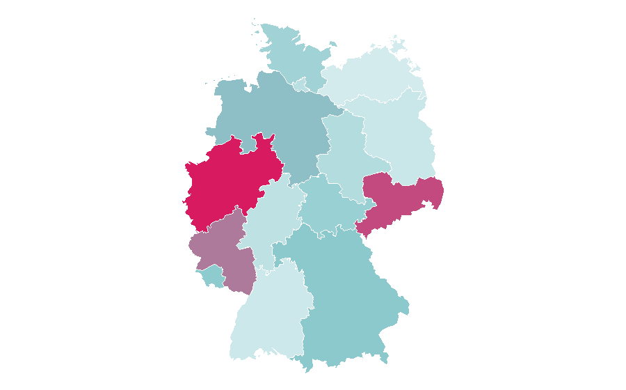 Affinity by region — Electric Callboy, Germany