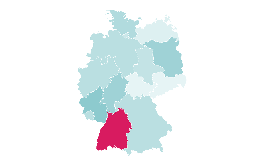 Affinity by region — Electric skateboard, Germany