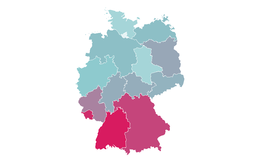 Affinité par région — Electrical wiring, Allemagne