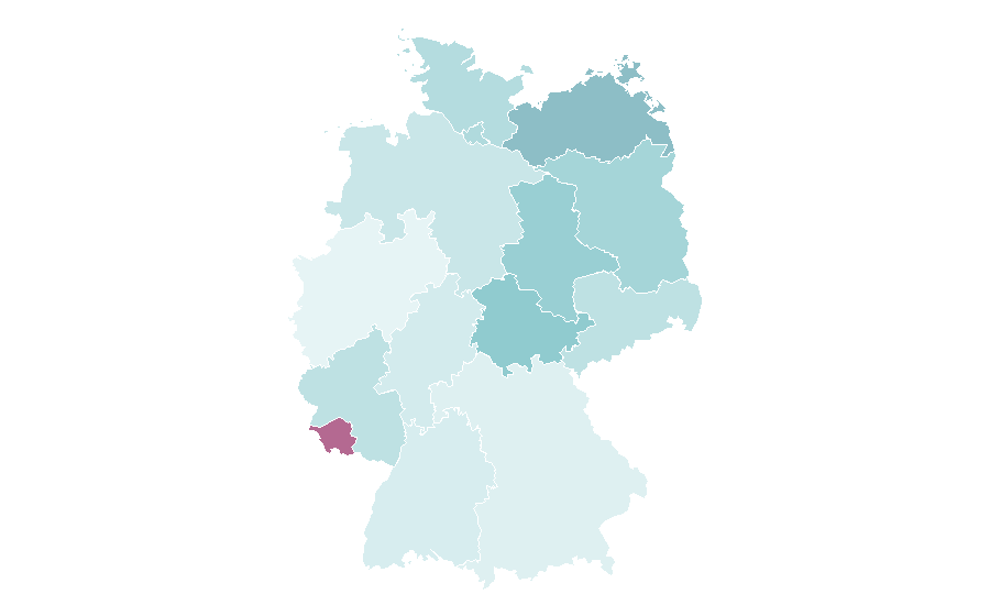 Affinity by region — Electropop, Germany