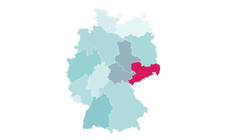 Affinity by region — Elefant (band), Germany