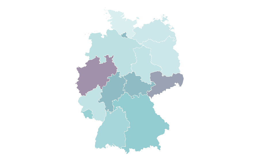 Affinity by region — Elektra (opera), Germany