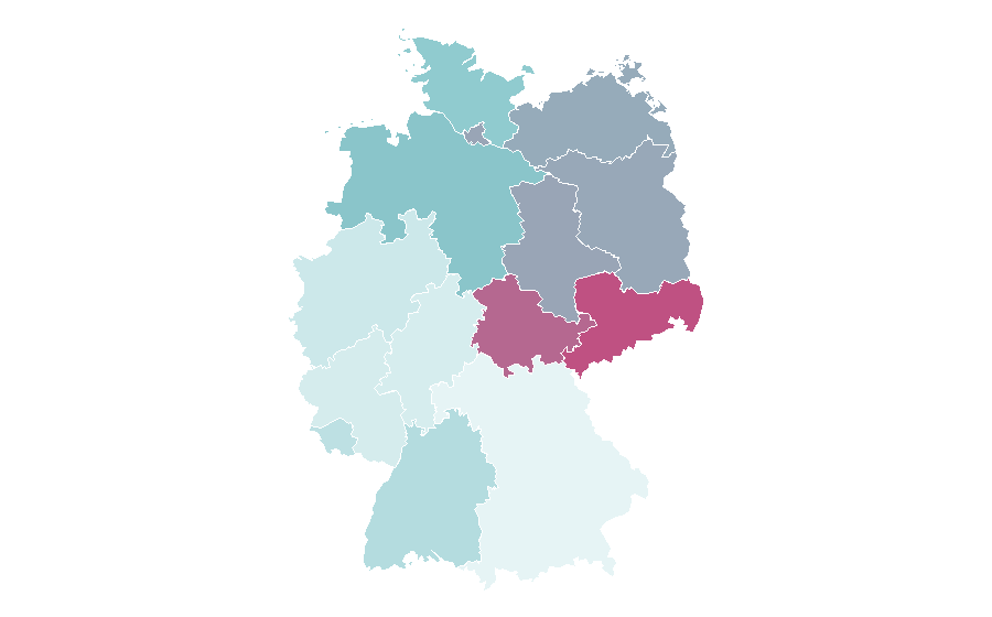 Affinity by region — Element of Crime, Germany