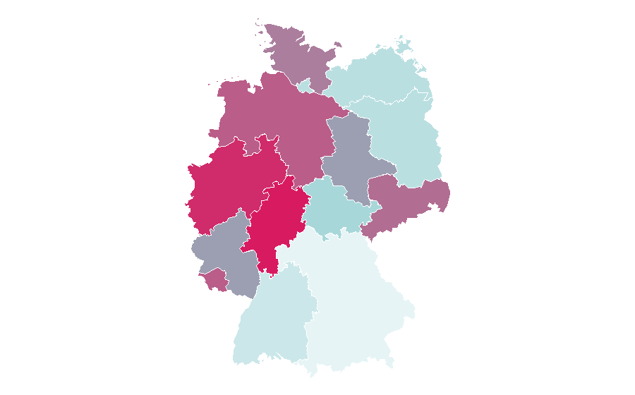 Affinity by region — Elfen Lied, Germany