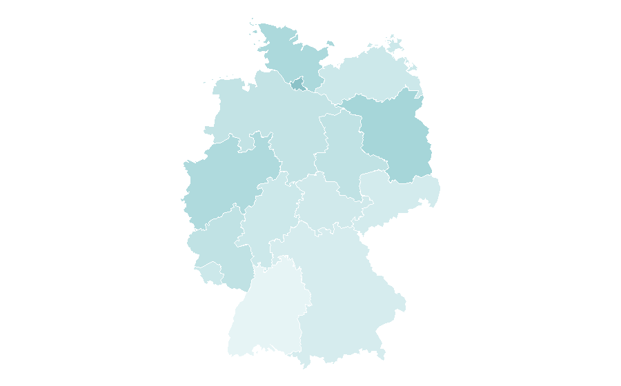 Affinity by region — Elisabeth Moss, Germany
