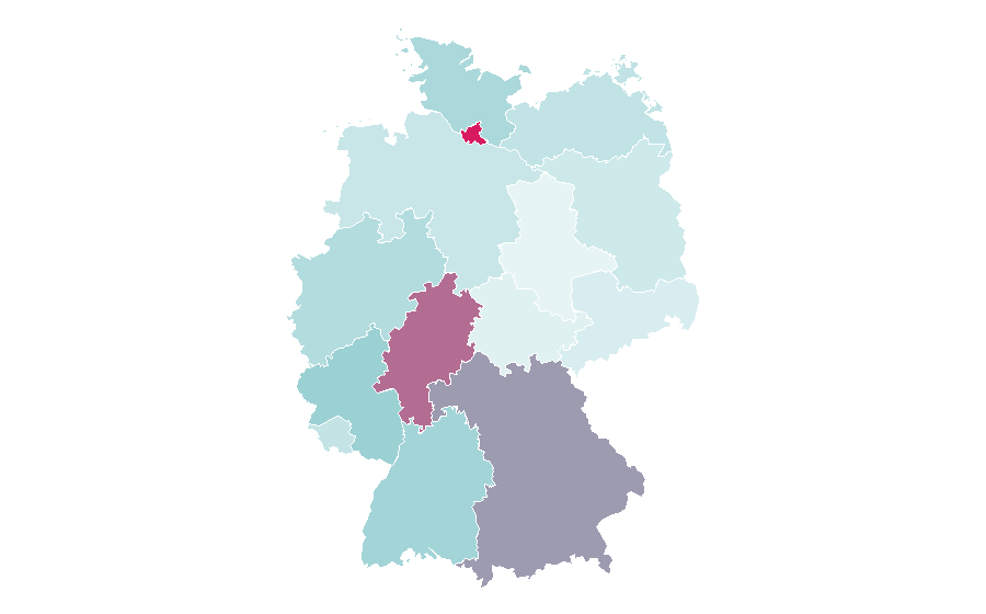 Affinity by region — ELISABETTA FRANCHI, Germany