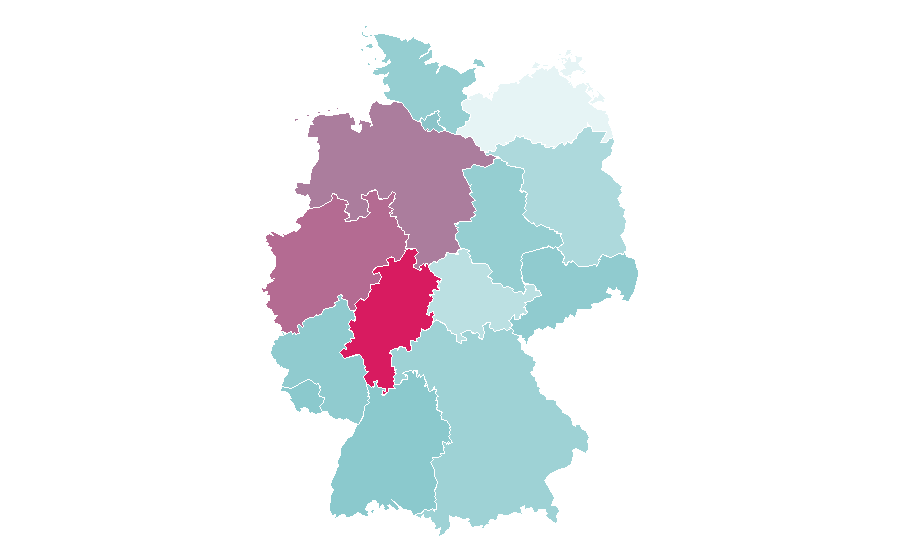 Affinity by region — Élite, Germany