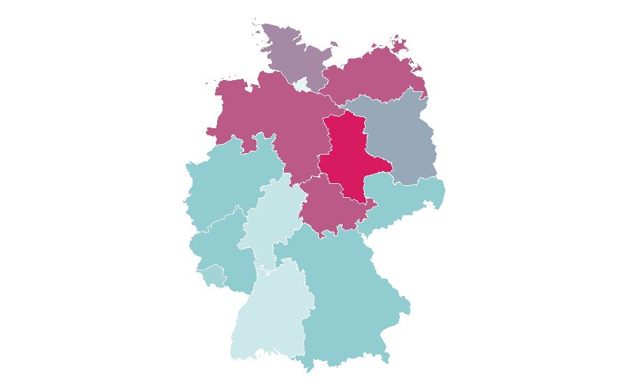 Affinity by region — Elizabeth II, Germany